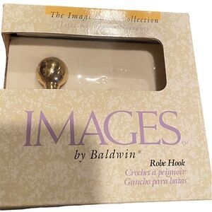 IMAGES By Baldwin Solid Brass Mystic Robe Hook